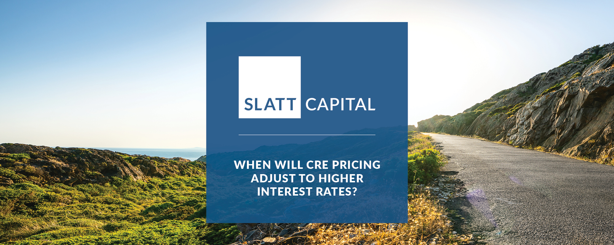 When will cre pricing adjust to higher interest rates?