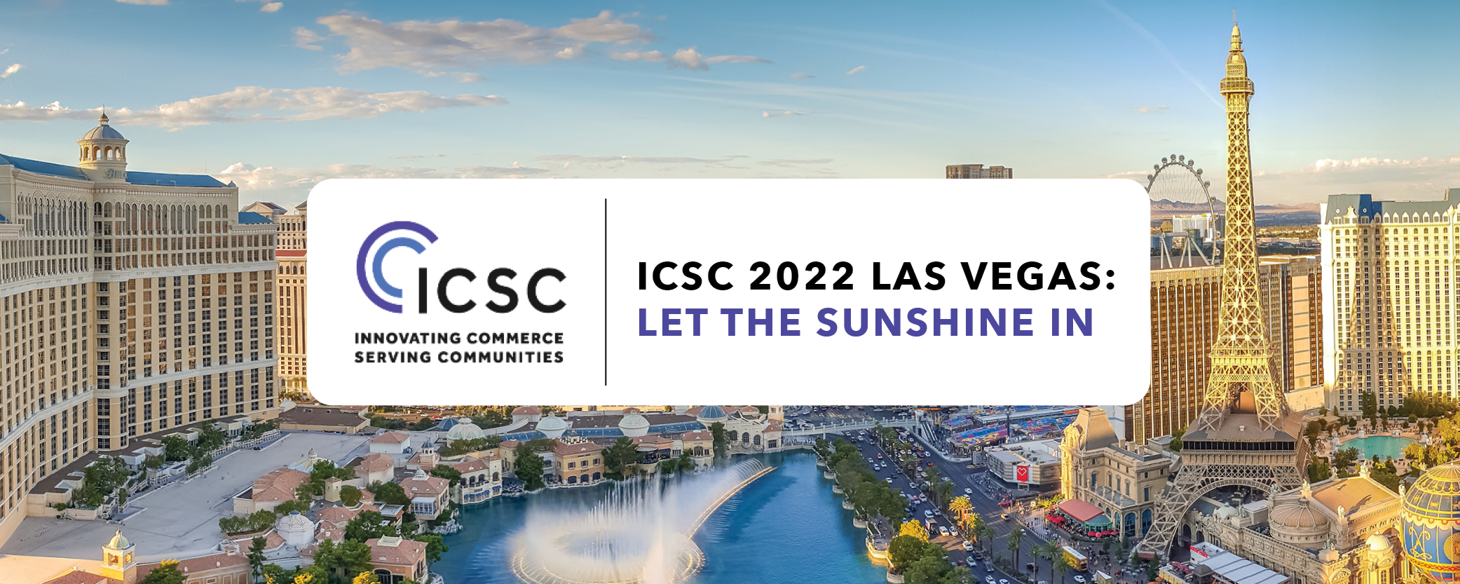 Icsc 2022 – let the sunshine in