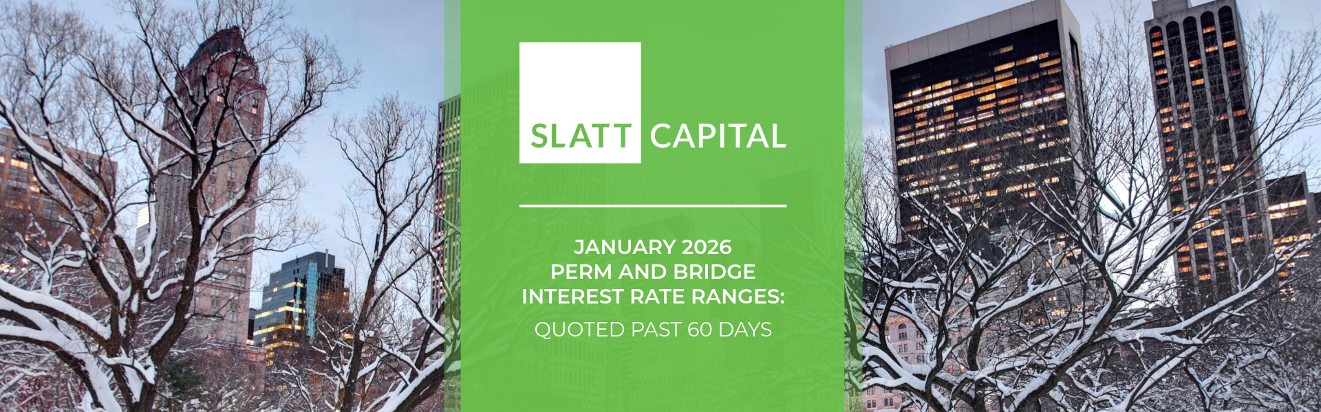 January 2026 interest rate ranges: quoted past 60 days